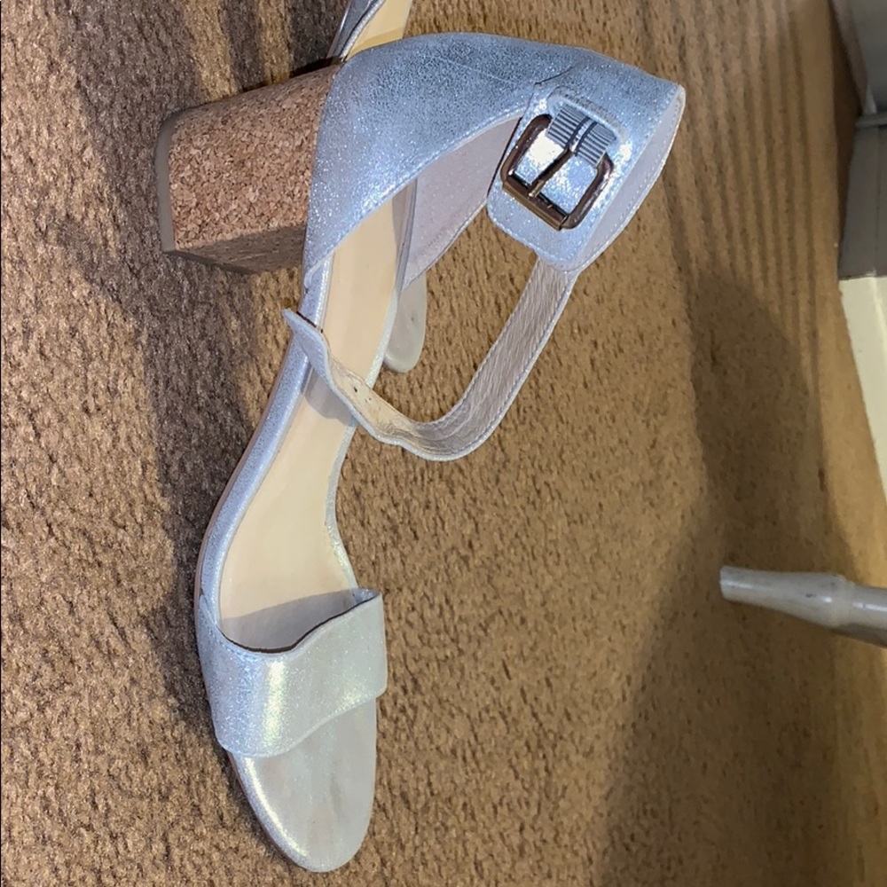Metallic Silver Sandals - Picture 2 of 5
